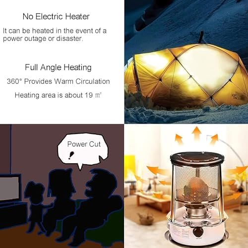 YXLUJYY 9000BUTH Kerosene Heater for Indoor Outdoor Use