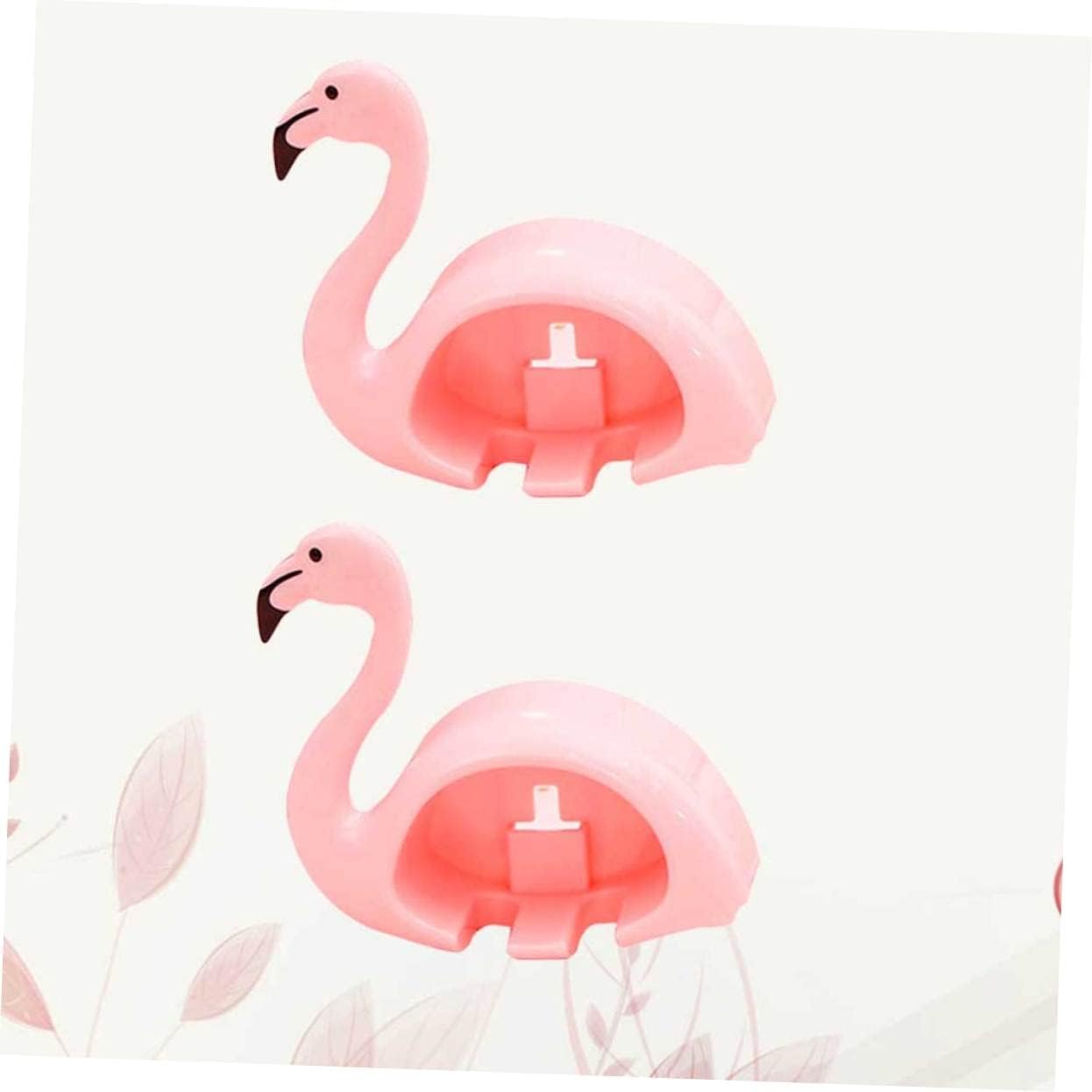 Flamingo Suction Cup Toothbrush Holder Wall Mounted Organizer