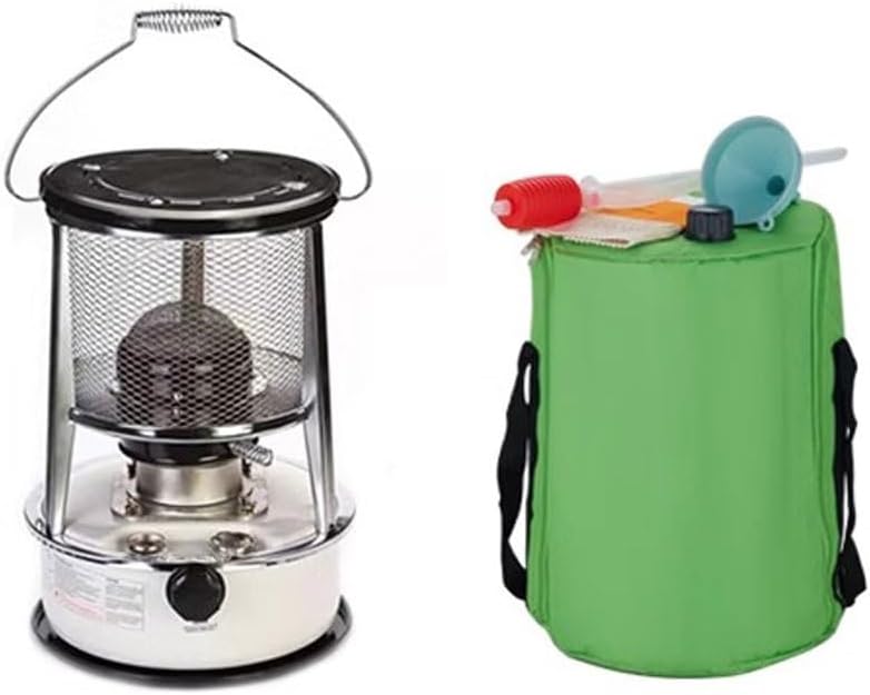 White 6L Kerosene Heater Portable Non Electric Indoor Outdoor 3000W