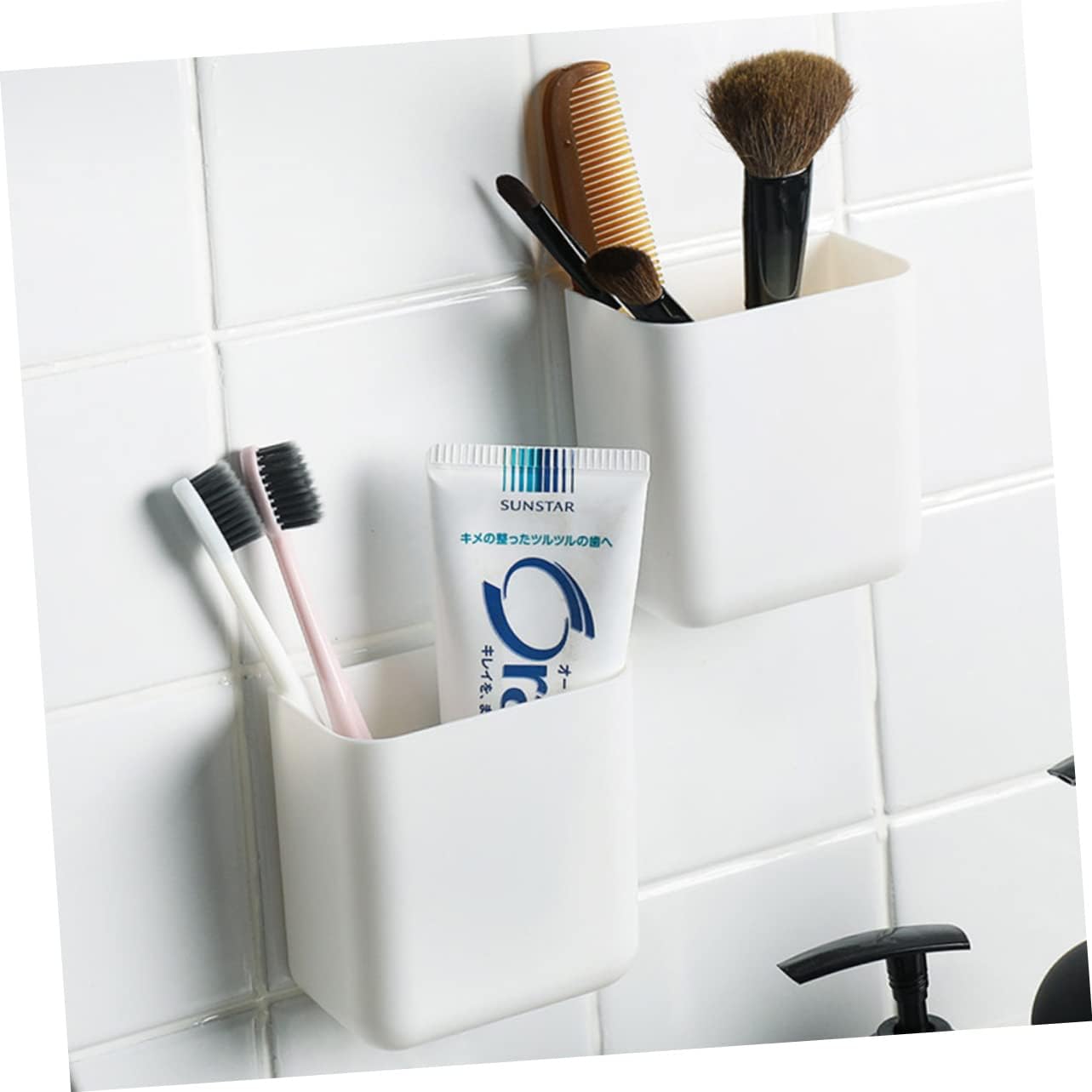 MAGICLULU Wall Mounted Toothbrush Holder