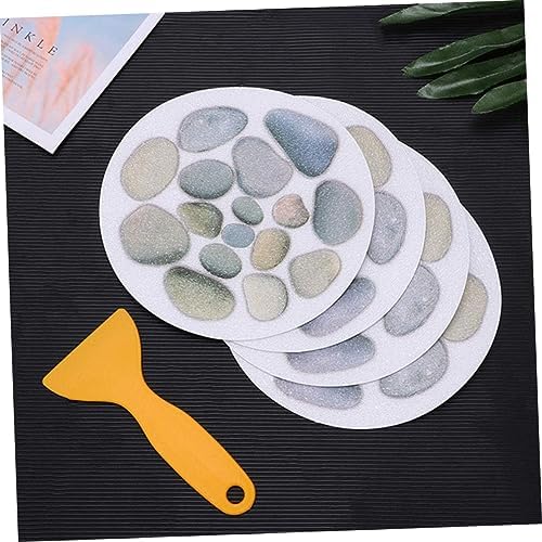 Healifty 14Pcs Anti-Slip Bathroom Stickers with Flower Design