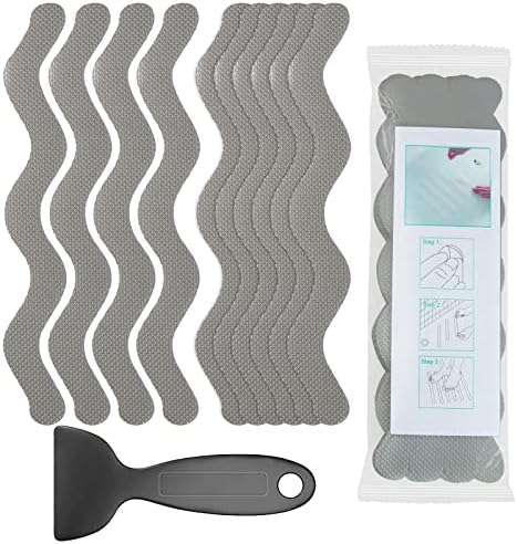 Non Slip Bath Stickers Set of 30 with Premium Scraper