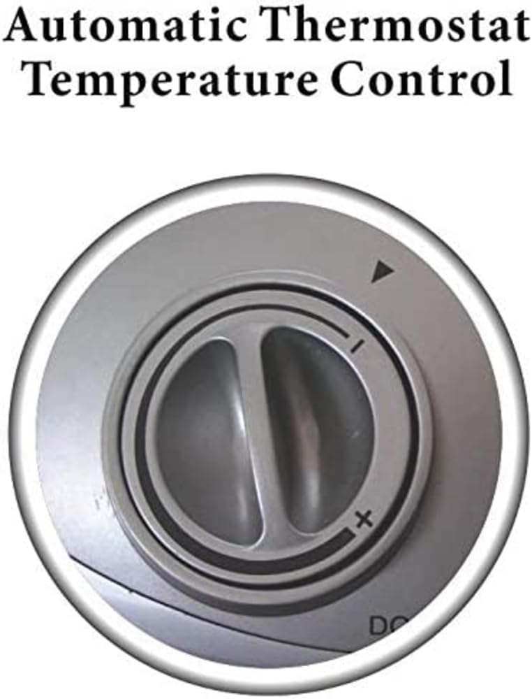 Optimus H-7004 Silver Portable Ceramic Heater
