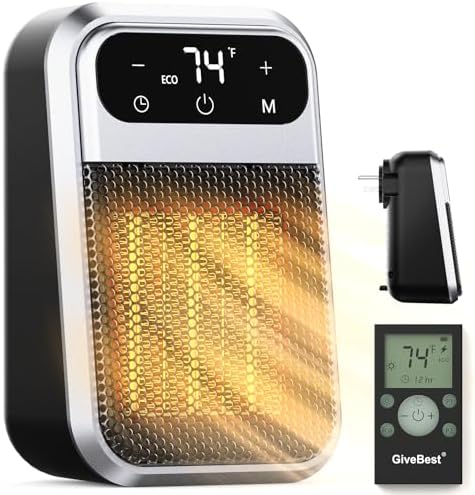 GiveBest 800W Wall Heater with Remote Control