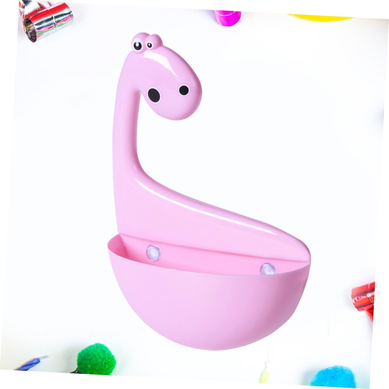 LIFKOME Suction Cup Dinosaur Toothbrush Holder