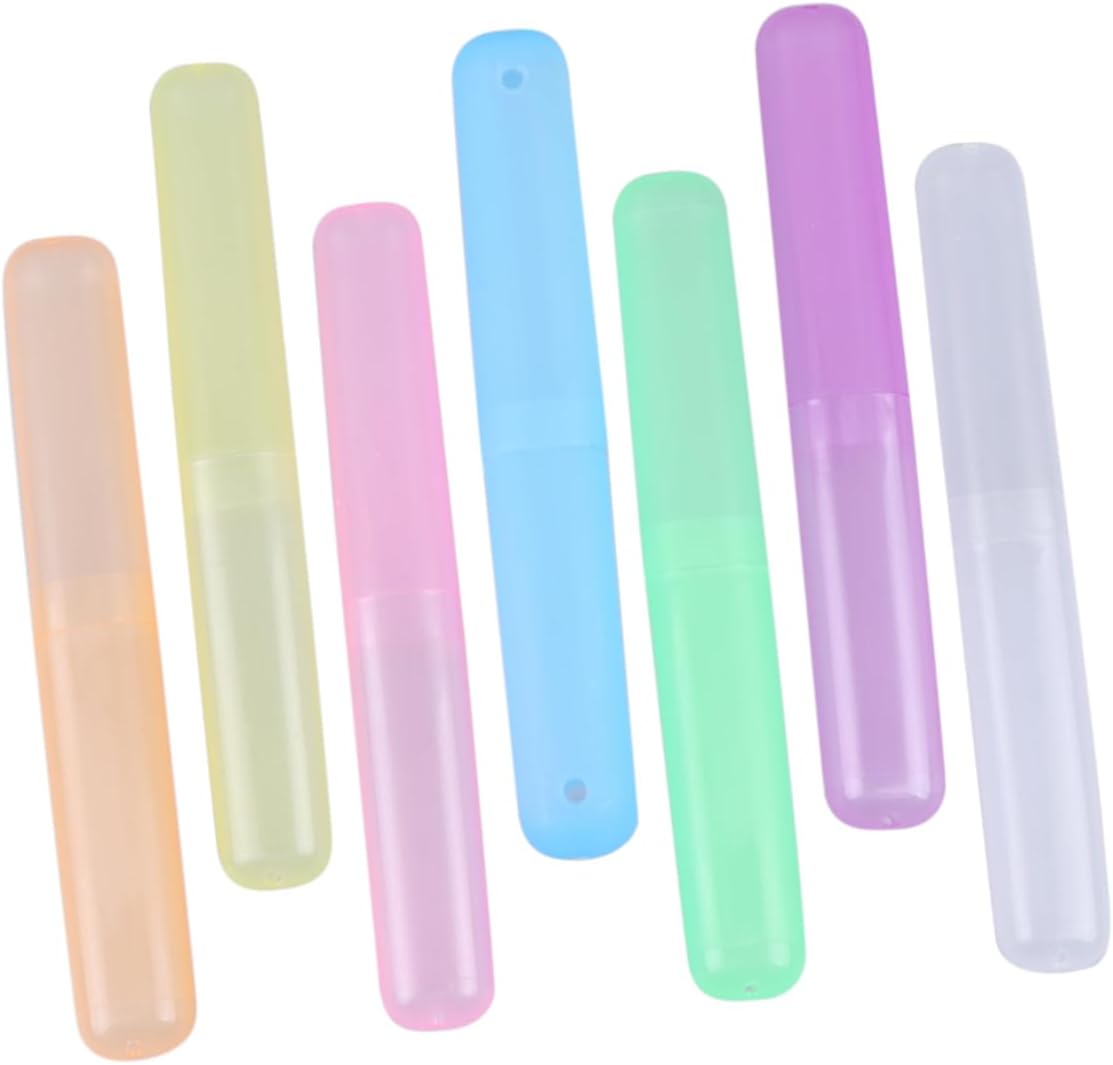 Amosfun 21pcs Portable Toothbrush Holder Organizer for Travel and Home Use