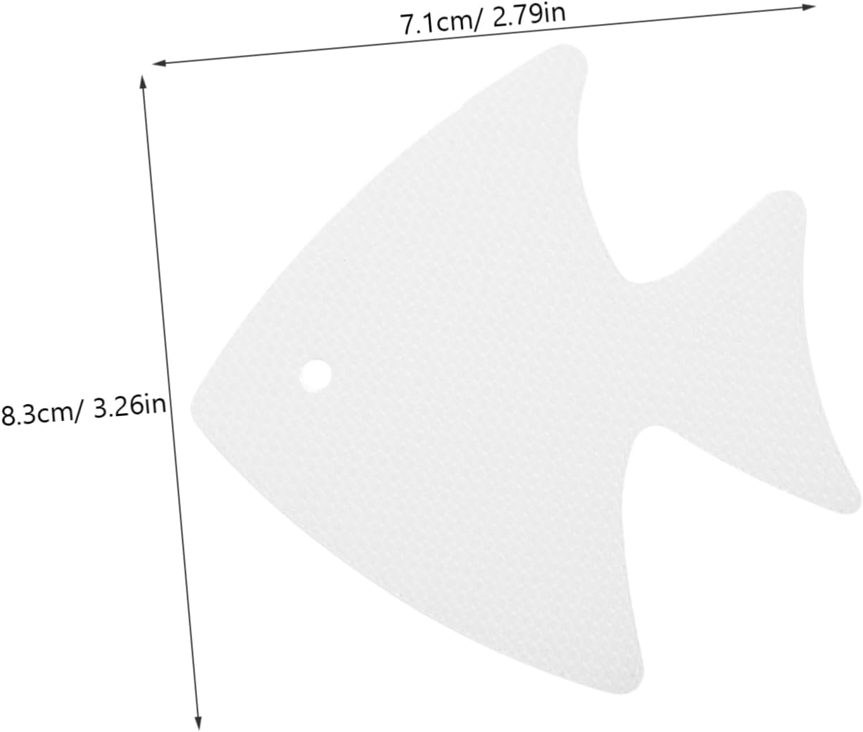 12Pcs Fish Shape Non-Slip Shower Stickers 1