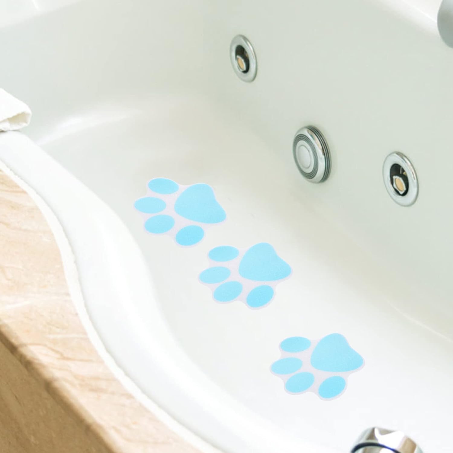 HOLIDYOYO Non-Slip Bathtub Stickers 10pcs Pet Design Floor Decals