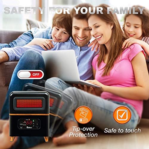 DR INFRARED HEATER DR-978 Dual Hybrid Space Heater with Remote