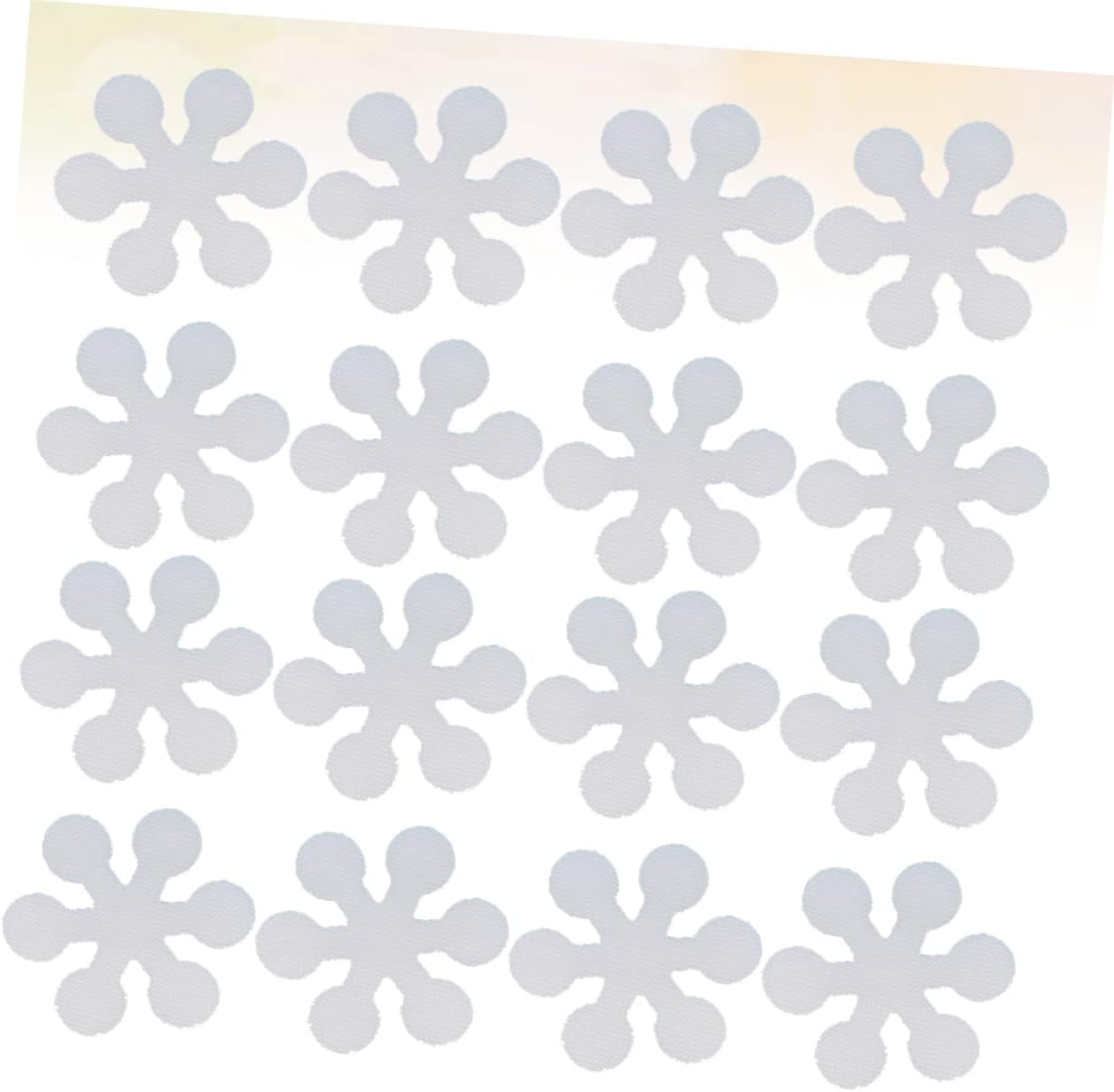 WOONEKY 20 Pack Snowflake Non-Slip Bath Tub Stickers