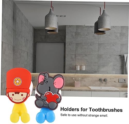 Zerodeko 3 Pcs Cartoon Wall Suction Holder