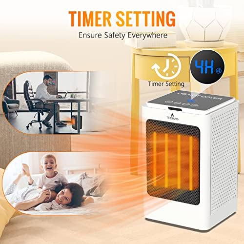 Feculs Official Electric Heater with Oscillation and Remote Control