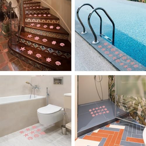 30pcs Non-Slip Safety Stickers for Bathroom Tub Stairs