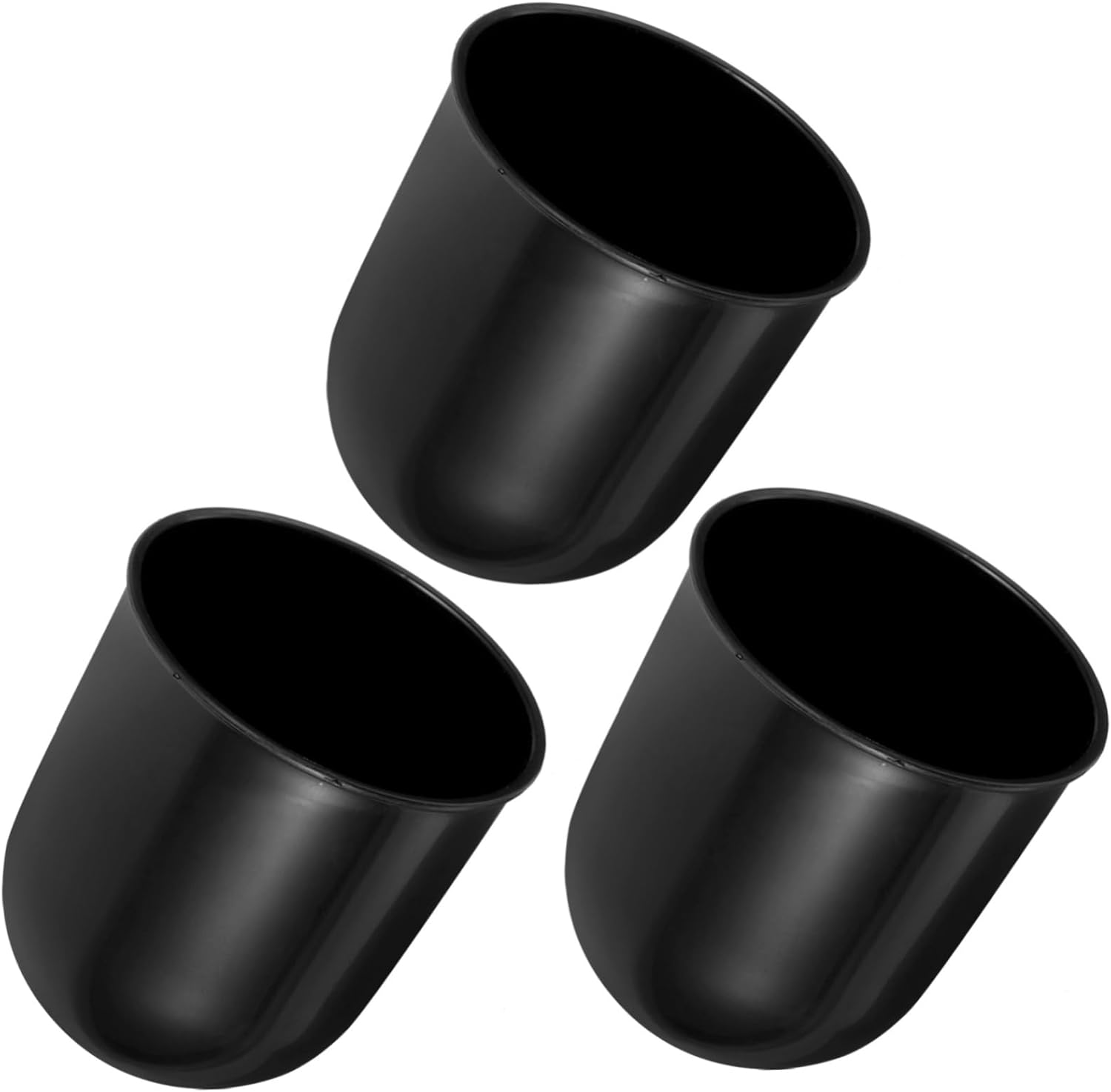 Amosfun 3Pcs Plastic Brush Holder Bathroom Cleaning Cup