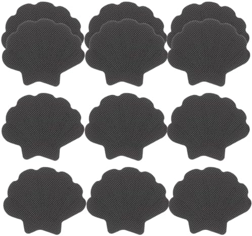 WOONEKY Bathroom Anti-Slip Stickers Turtle Shell Design 12 Pack