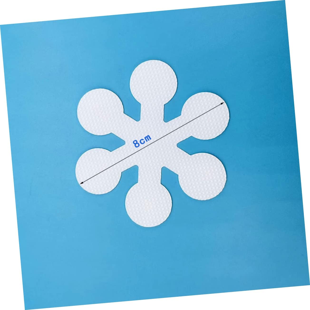 Happyyami 20Pcs Snowflake Non Slip Stickers for Bathtub Kitchen Stairs
