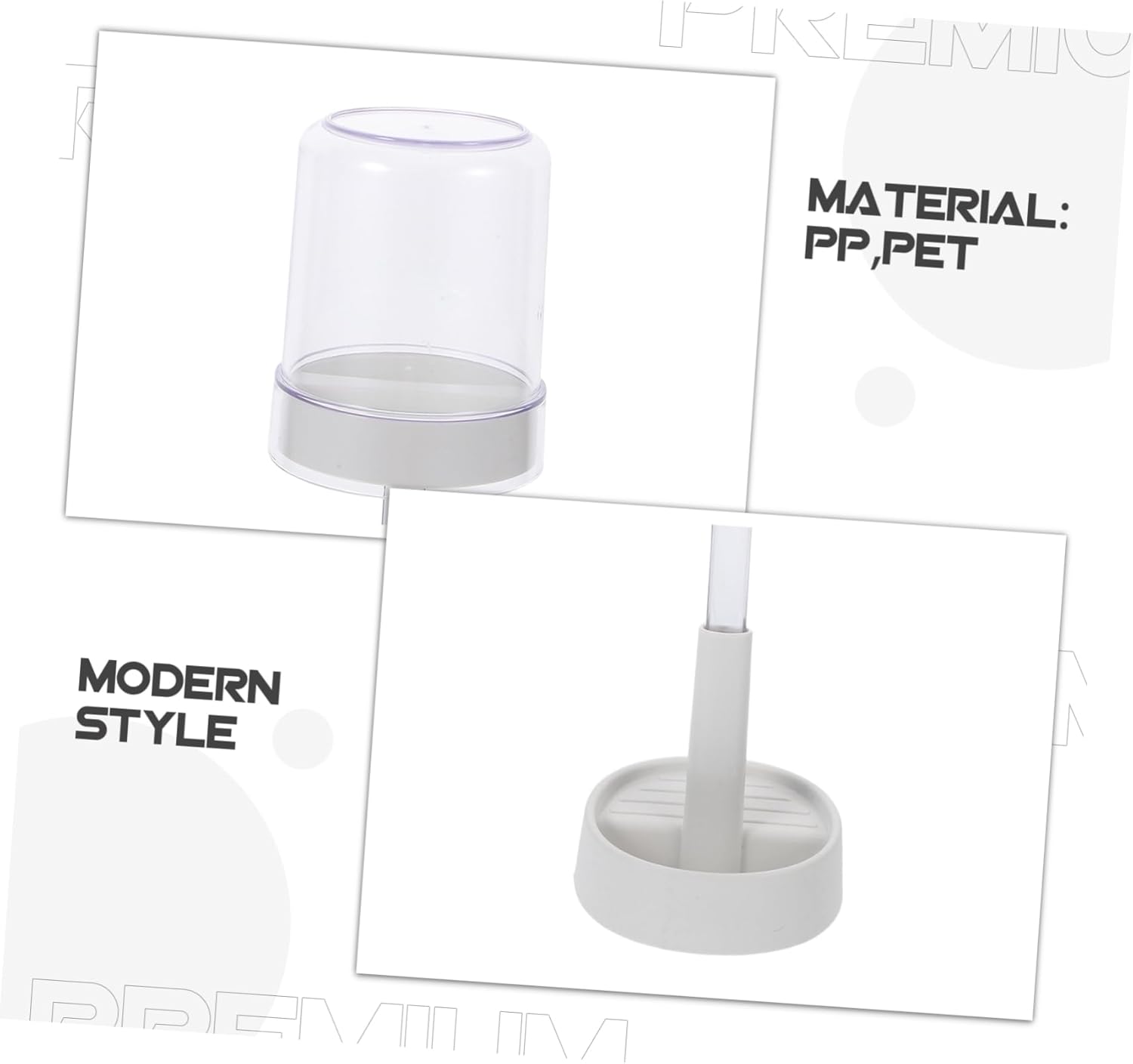 ABOOFAN Electric Toothbrush Holder with Suction Cups and Cover 1
