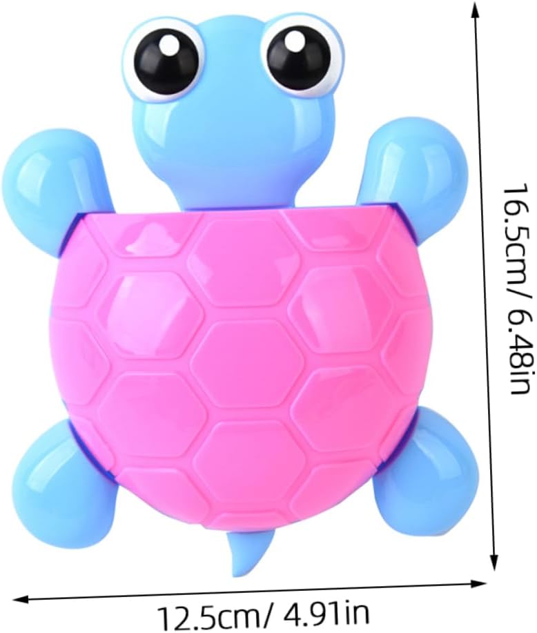 Yardenfun 2Pcs Cute Turtle Suction Cup Toothbrush Holder