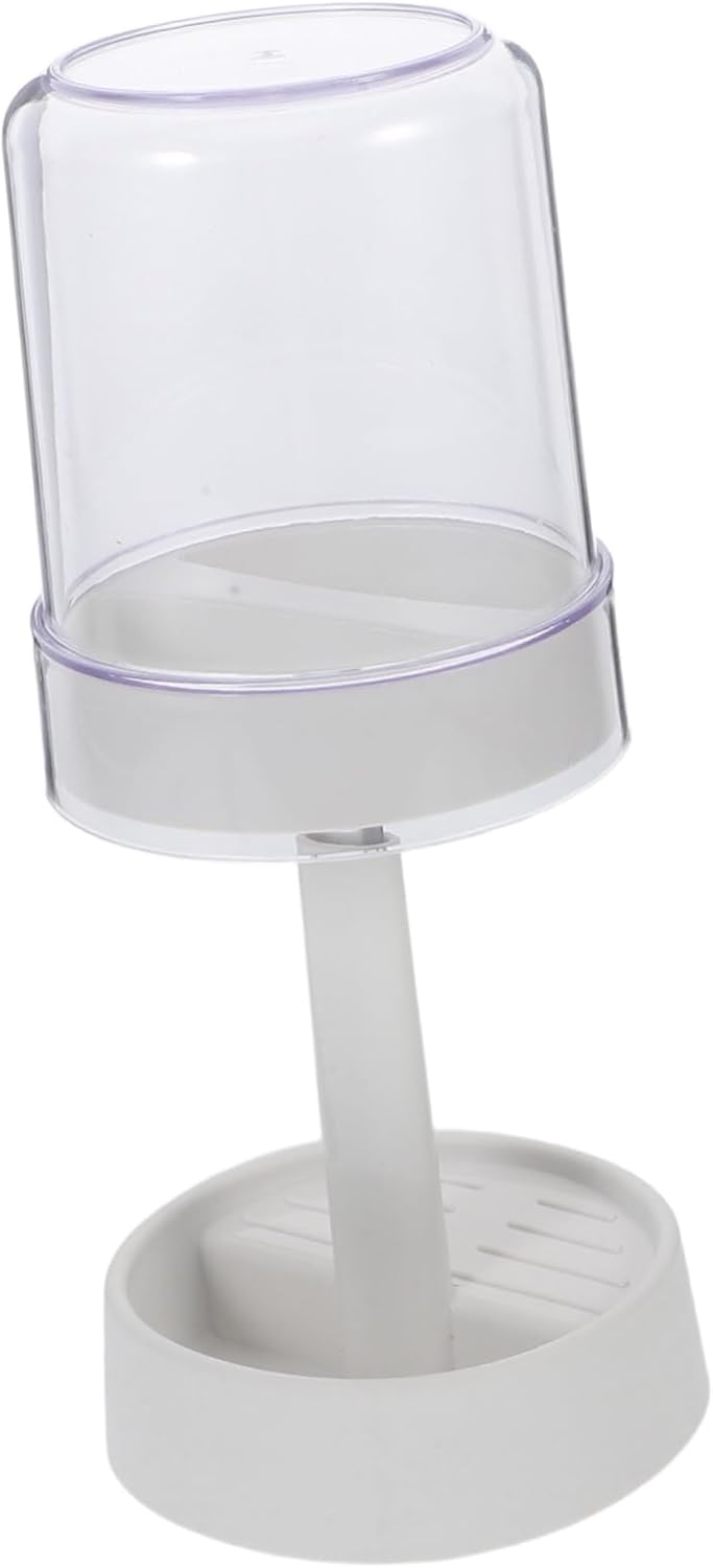 BUGUUYO Toothbrush Holder with Cover and Cup Slots 1