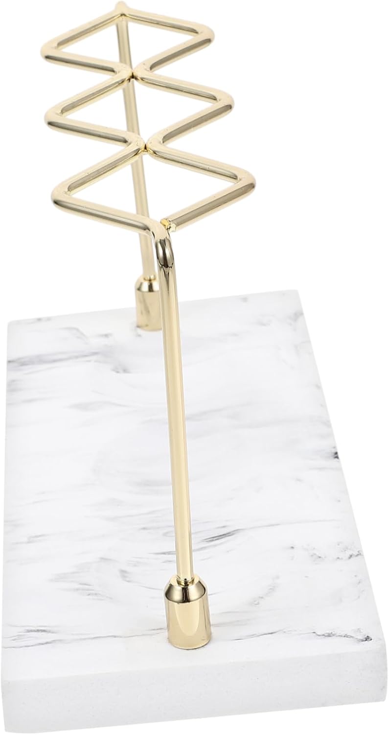 TOPPERFUN Marble Pattern Toothbrush Holder Organizer
