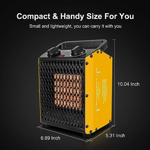 London Sunshine 1500-Watt Electric Heater with Steel Body