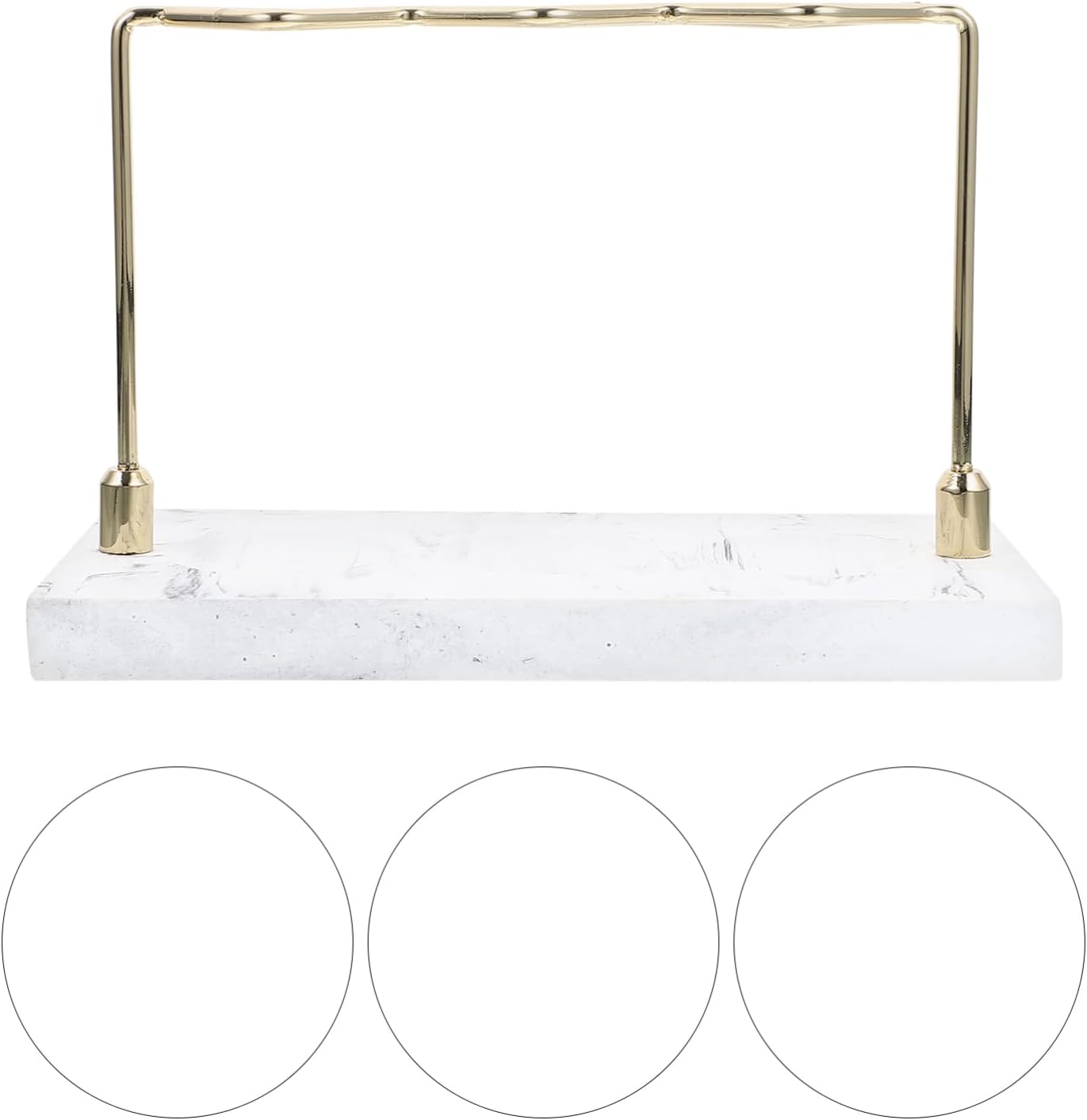 LIFKOME Marble Pattern Toothbrush Holder