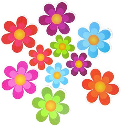 Honbay 10PCS Colorful Non-Slip Bathtub Stickers