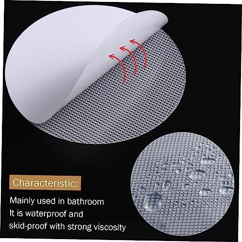 30 Pcs White Non-Slip Bath Stickers Peva Material