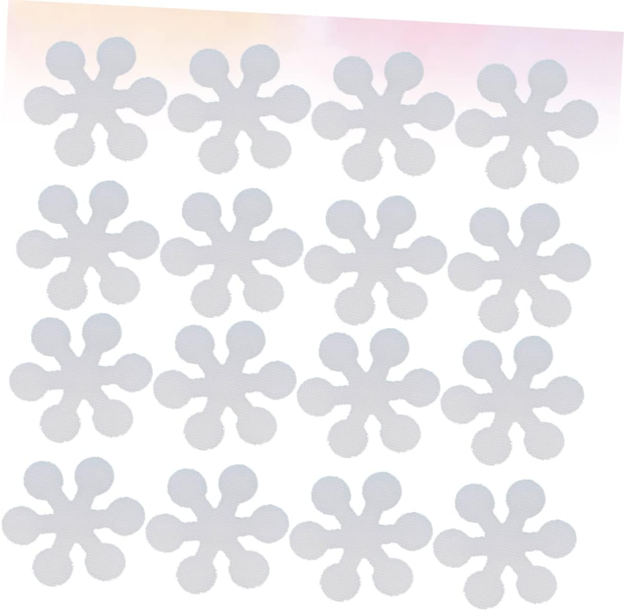 STOBAZA 20 Pack Snowflake Non-Slip Bathtub Decals