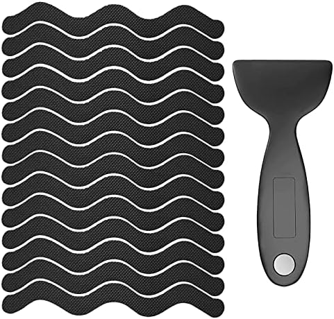 Ding Xi Bathroom Tub Non-Slip Stickers 24 Pack with Silicone Scraper