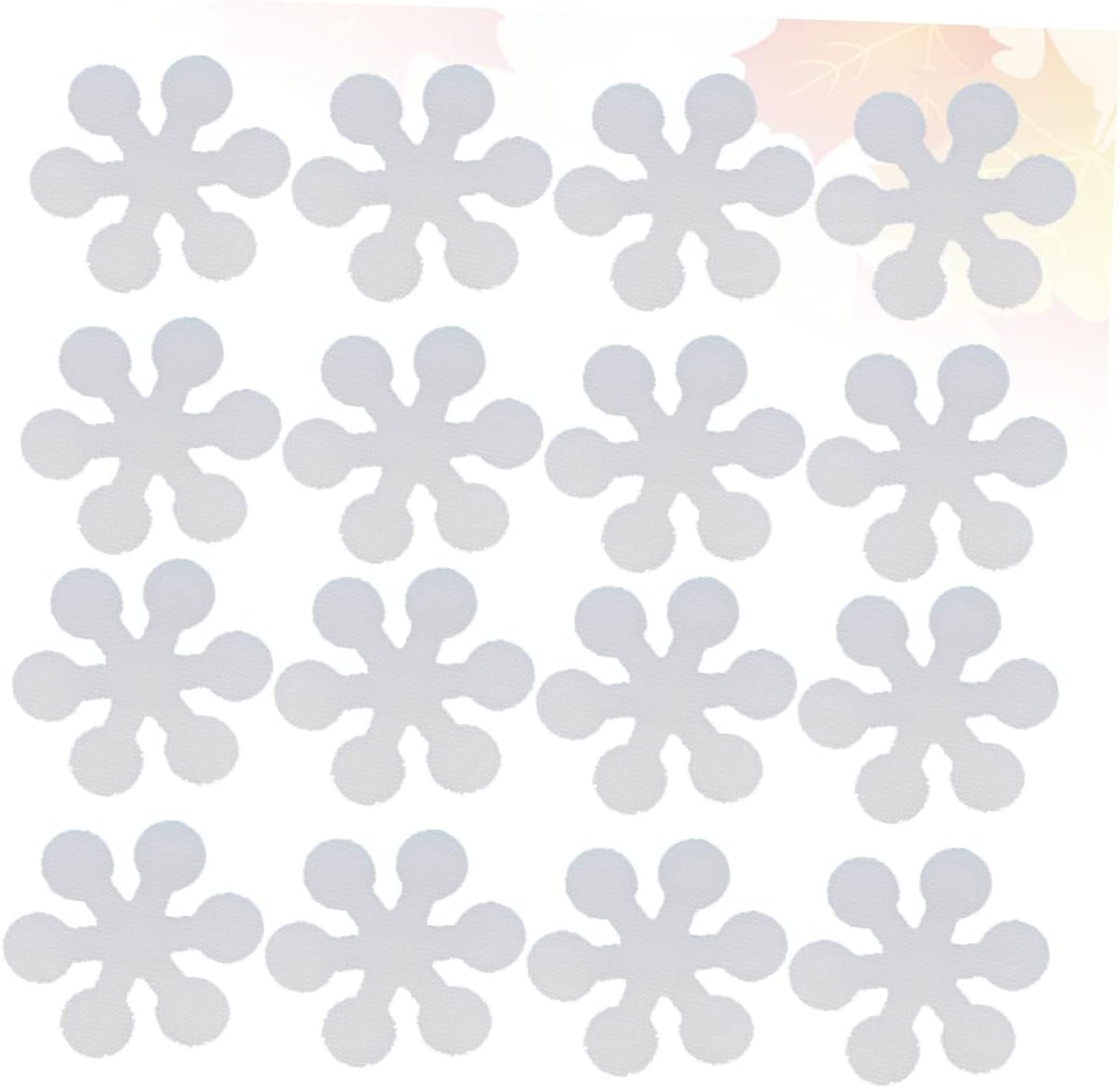 Happyyami 20Pcs Snowflake Non Slip Stickers for Bathtub Kitchen Stairs