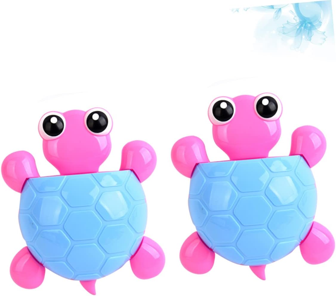 Suction Cup Toothbrush Holder with Turtle Design