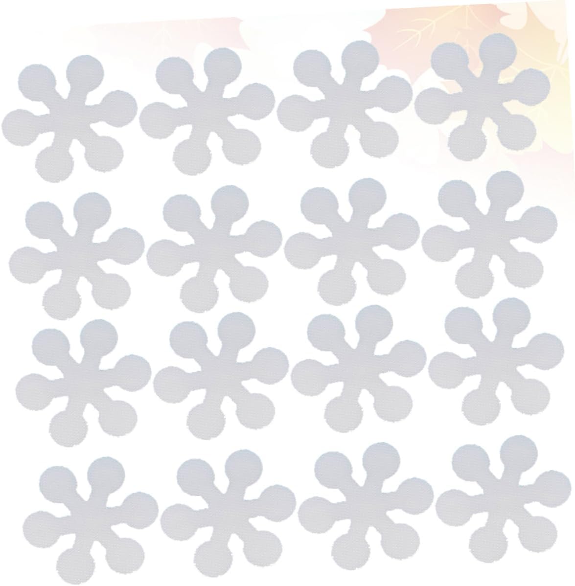 HEALLILY 20Pcs Snowflake Non-Slip Bath Stickers