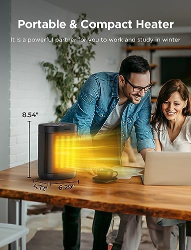 Chikit 1500W Electric Space Heater with 2S Fast Heating