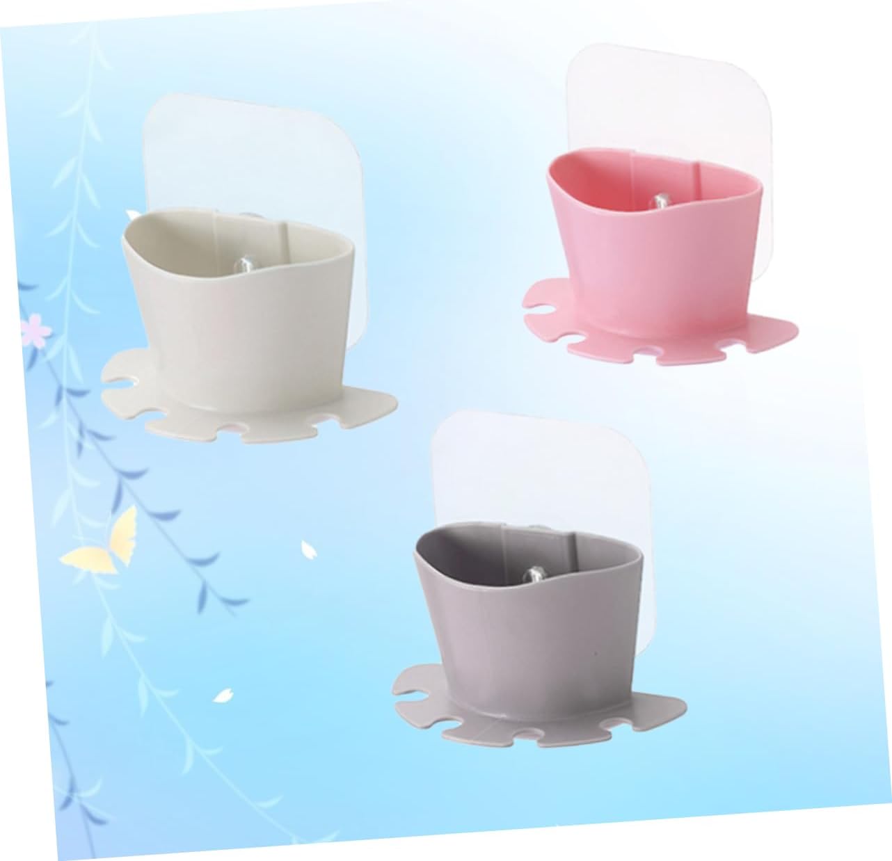 Ciieeo Toothbrush and Toothpaste Holder with Suction Cup