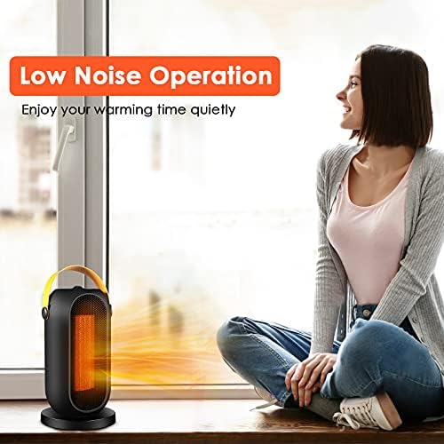 SARMERGE Fan Heater with 4 Settings and Safety Protection