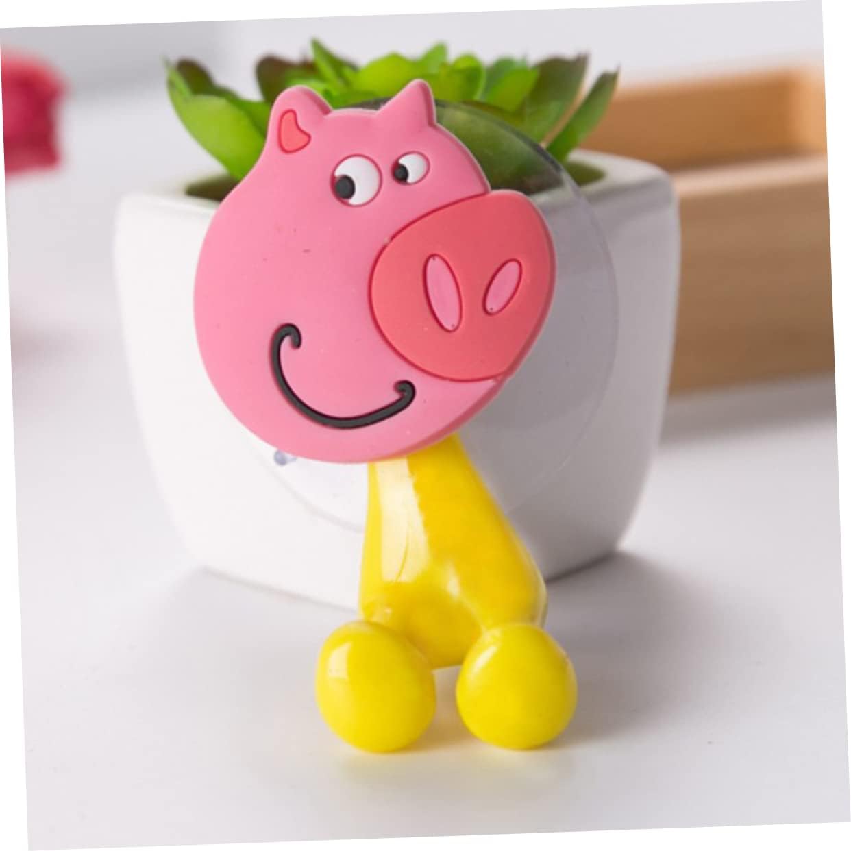 Anneome Cartoon Animal Suction Cup Toothbrush Holder