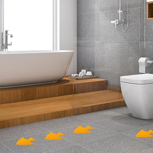 Angoily 20PCS Anti-Slip Bath Stickers with Sea Animal Decals