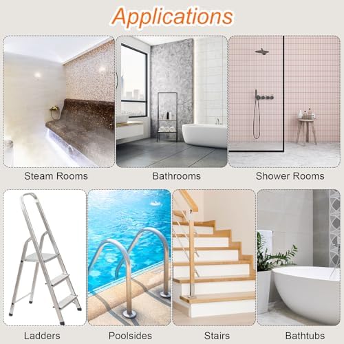 HARFINGTON 12pcs Fish Bathtub Stickers Set with Scraper