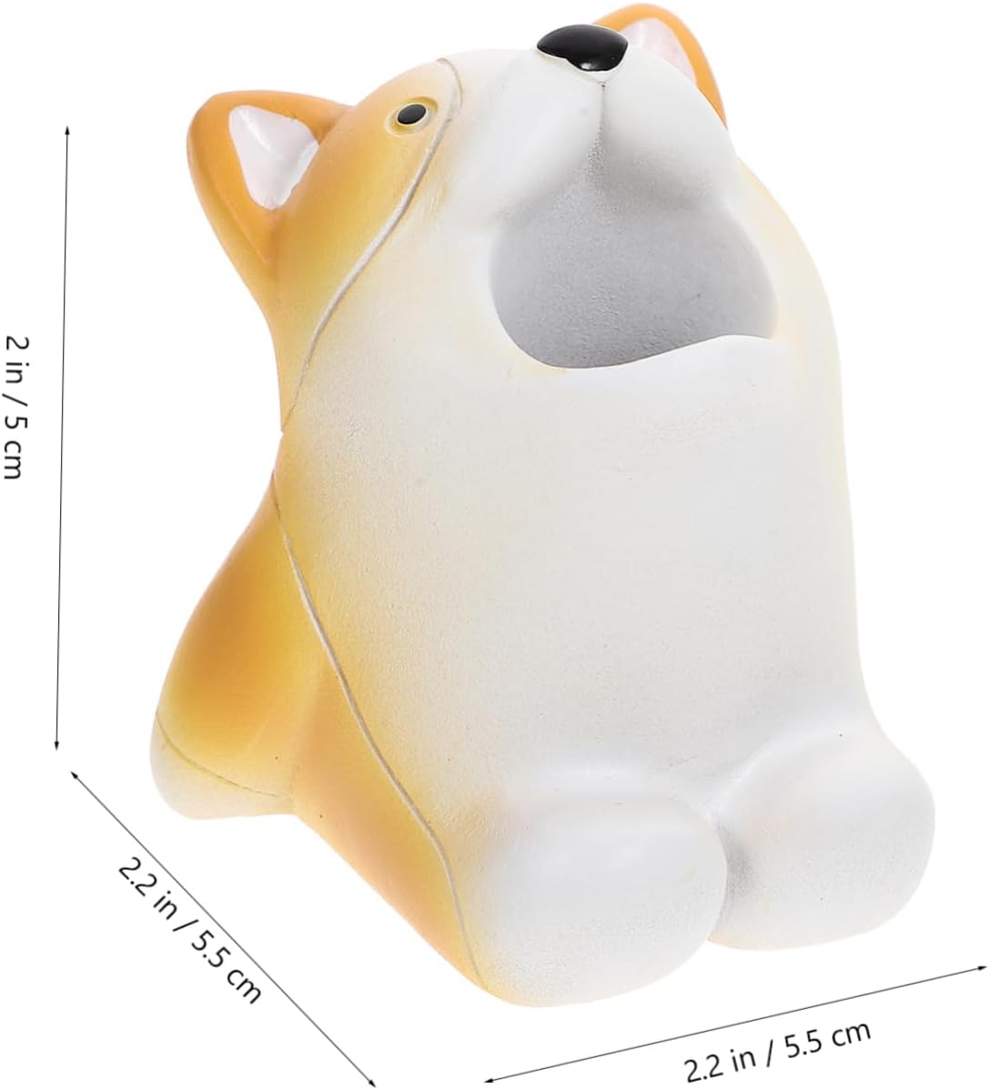 Luxshiny Cartoon Dog Toothbrush Holder and Makeup Brush Container