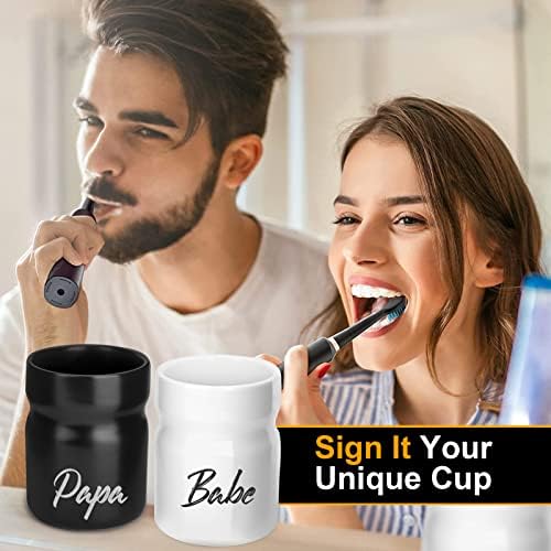Nucookery 275 Ceramic Black Kids Toothbrush Holder