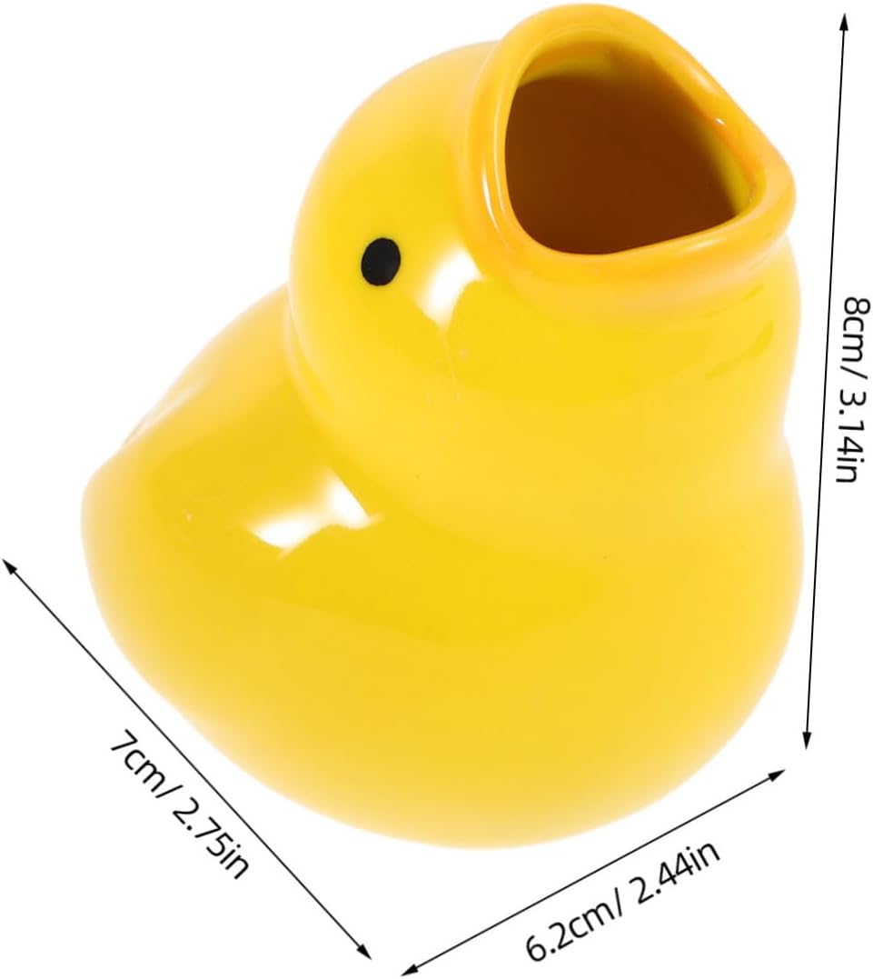 VICASKY Ceramic Cartoon Toothbrush Holder for Bathroom