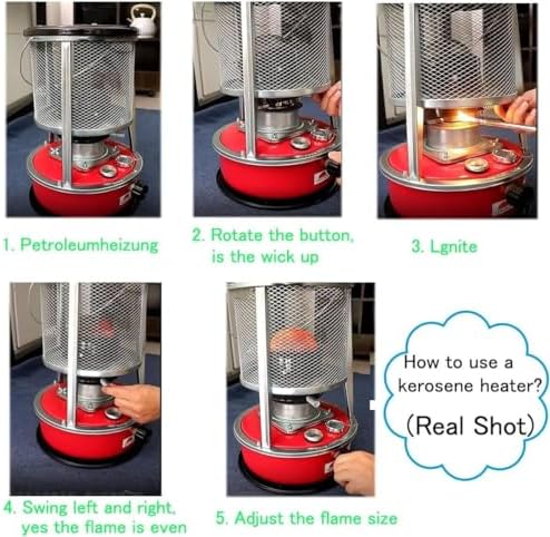 AMeLL 46L Kerosene Heater for Indoor and Outdoor Use