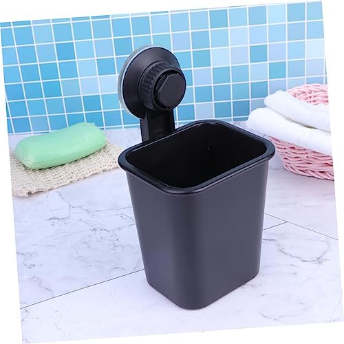 Bathroom Suction Cup Toothbrush Holder with Decorative Design
