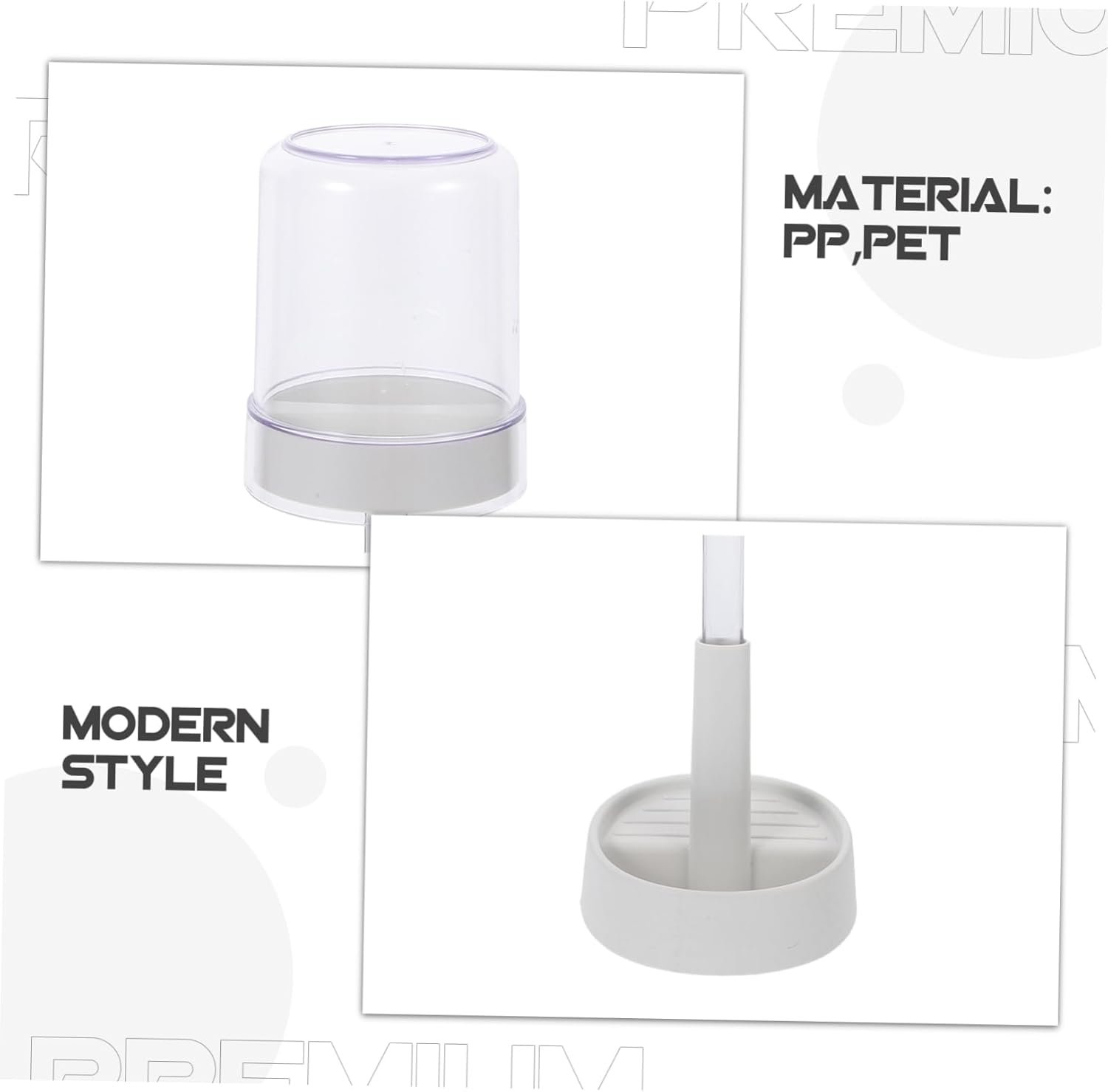 BESTYASH Toothbrush Holder with Cover and Drain Tray