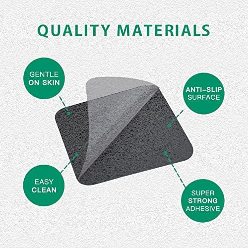 SlipStopper Non-Slip Bathtub Stickers 28PCS Grey