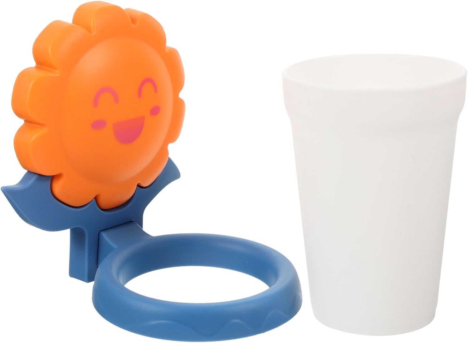 Hemoton Cartoon Toothbrush Cup Holder with Storage