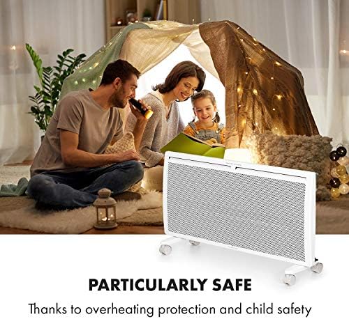 Klarstein Hot Spot SlimCurve Dual Heater with Timer and Wall Mount