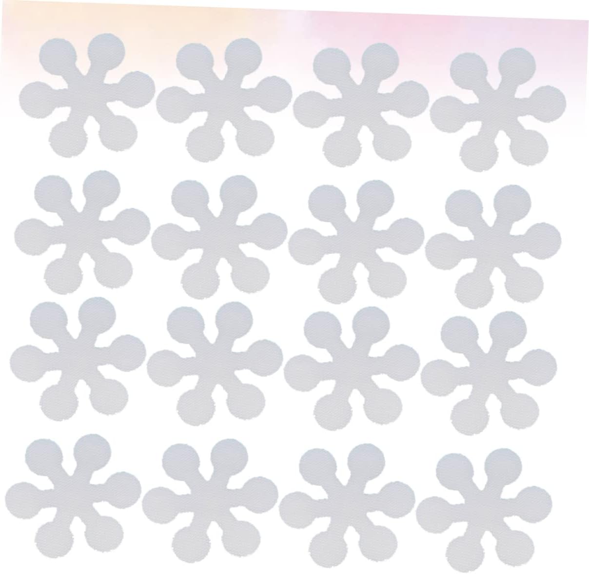 Happyyami 20Pcs Snowflake Non Slip Stickers for Bathtub Kitchen Stairs