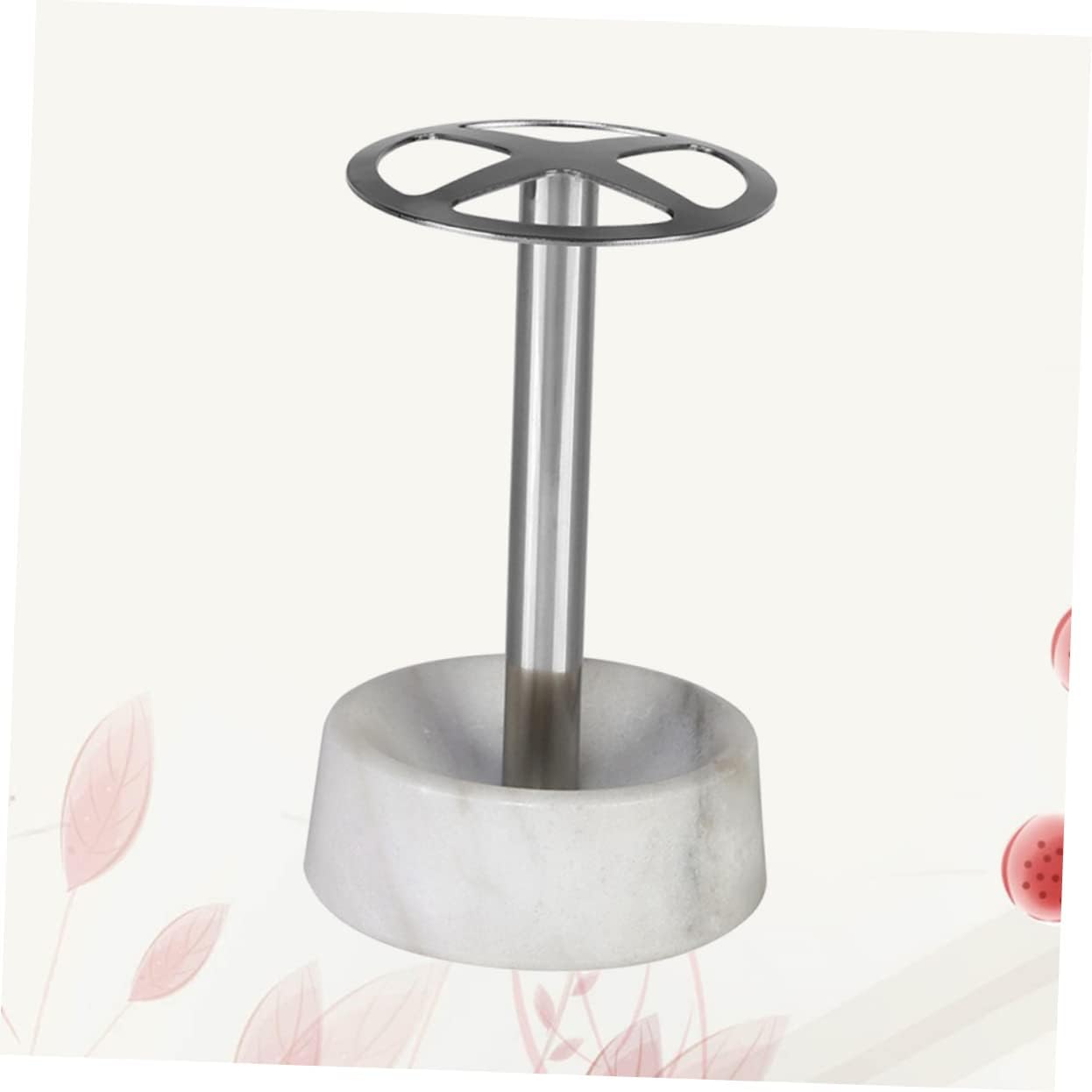 Amosfun Wall Mounted Toothbrush Holder with Marble Base